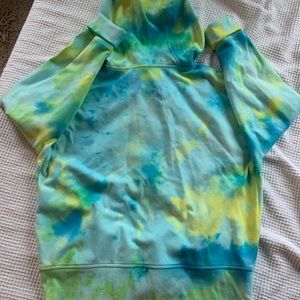 Tie dye zip up hoodie